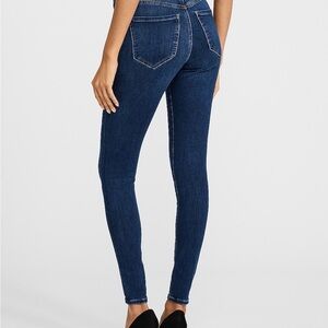 Express Dark Wash Skinny Jeans